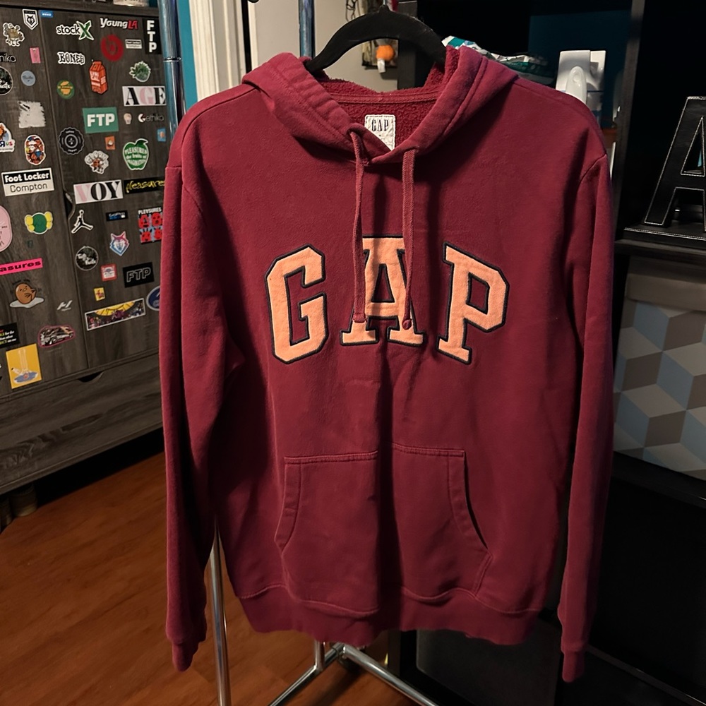 Burgundy Gap Hoodie